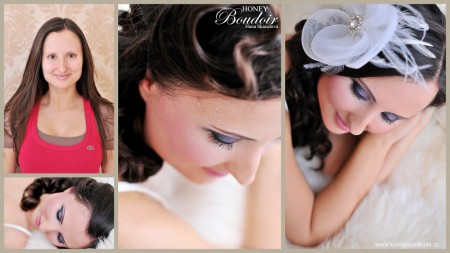 Proměna na focení i s vlasy.